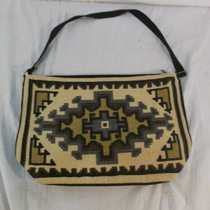 HANDSEWN/WOVEN 100% COTTON MADE in INDIA MESSENGER SHOULDER BAG PURSE KD 140296